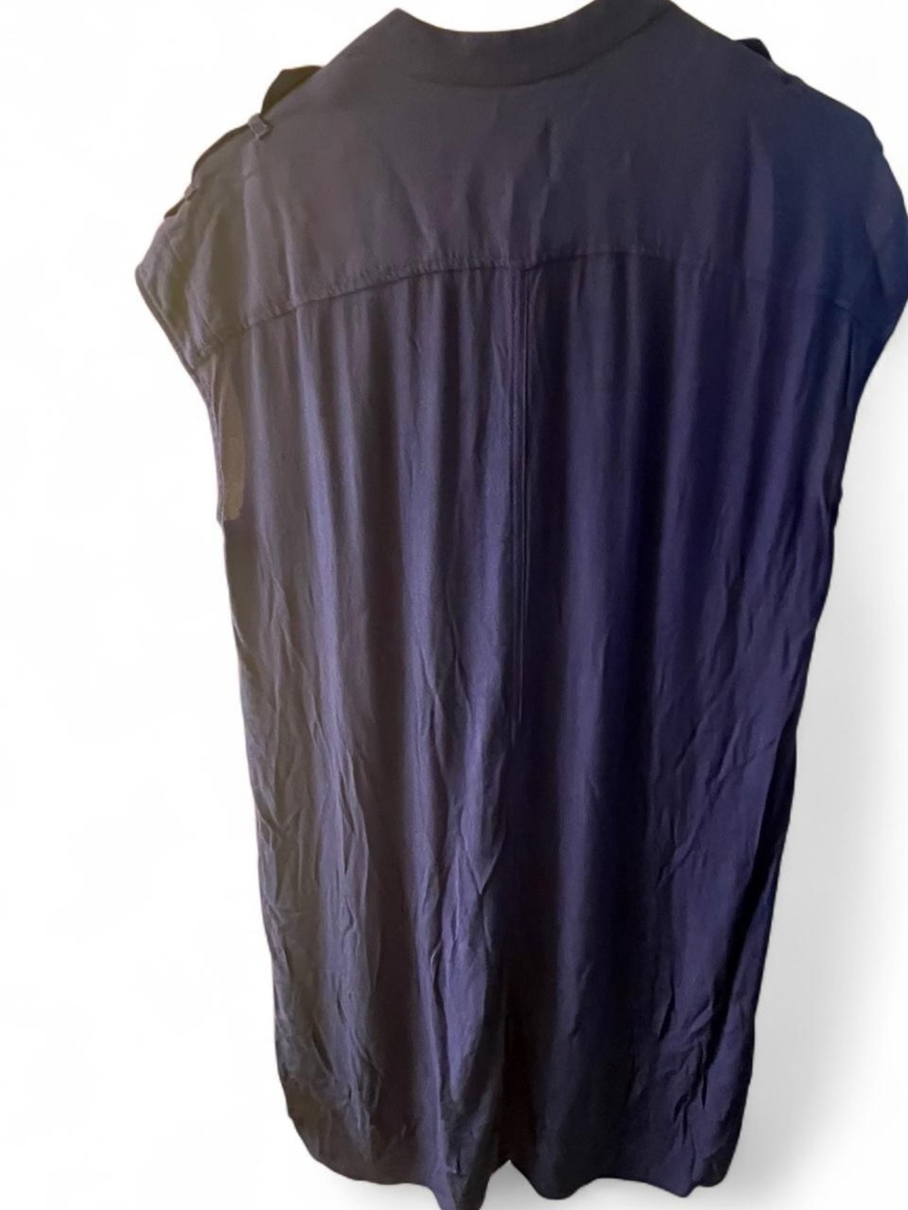 Madewell Vivid Royal Blue Cap-Sleeve Shift Dress - Picture 3 of 4